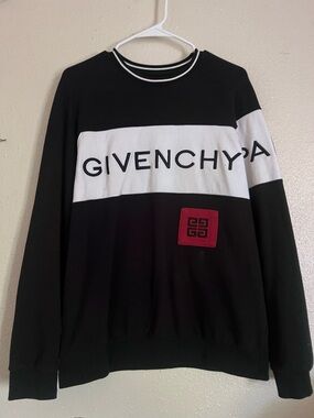 Givenchy Black White Men’s Sweater